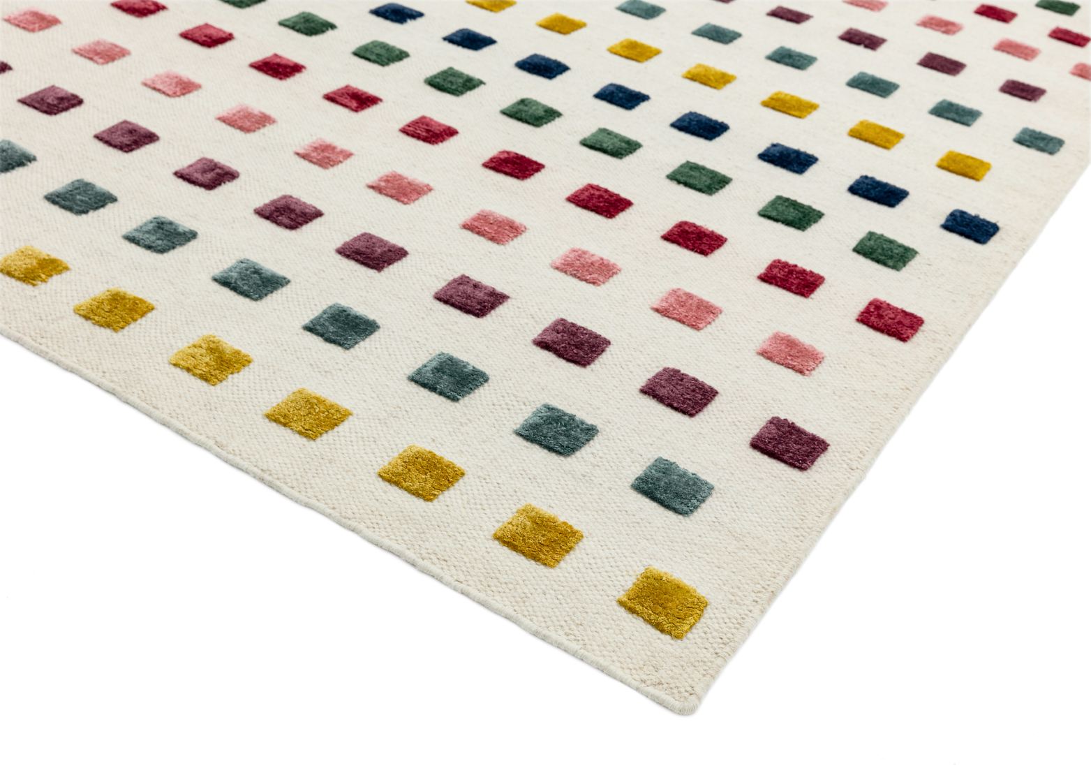 Theo Woven Kelim Rug - Jewel Squares