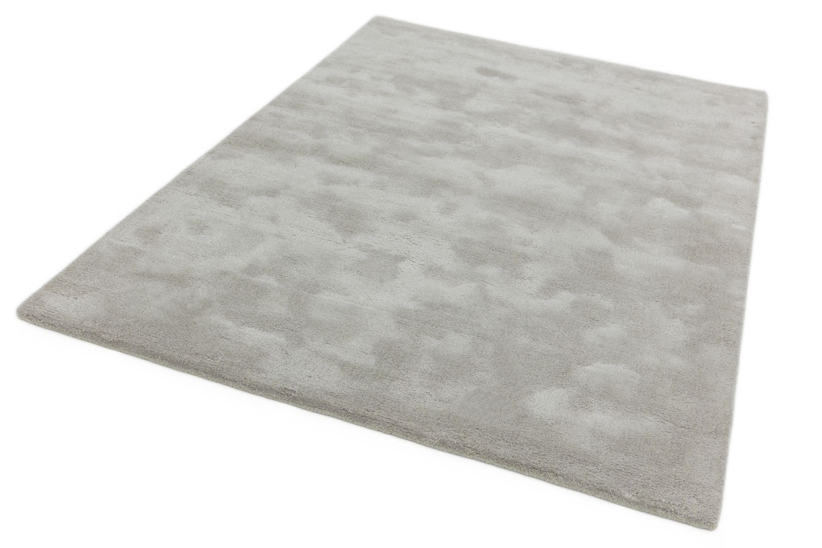 Aran Luxurious Wool & Viscose Rug - Feather Grey