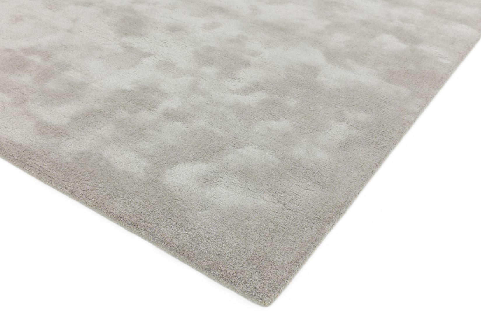 Aran Luxurious Wool & Viscose Rug - Feather Grey