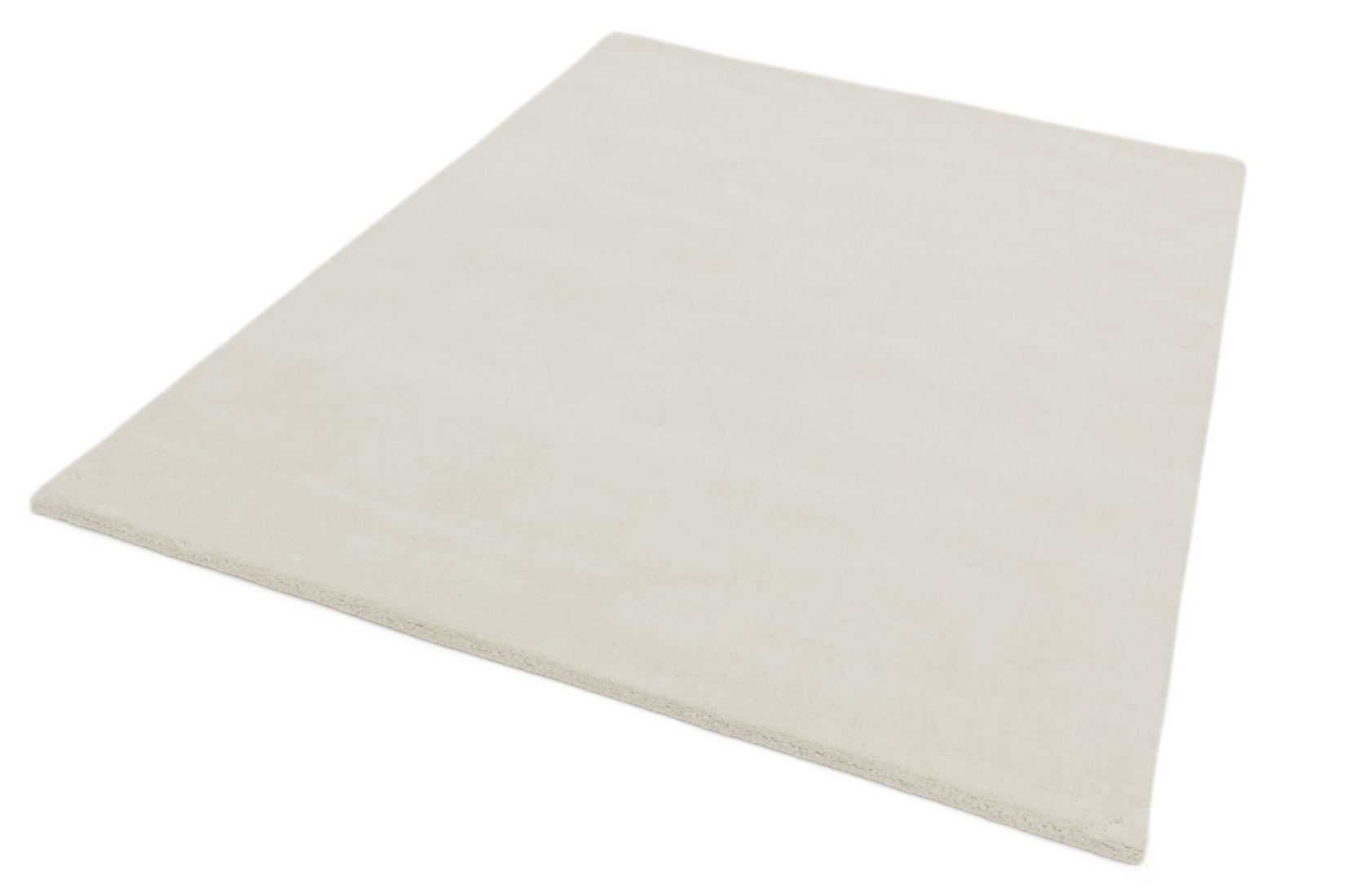 Aran Luxurious Wool & Viscose Rug - Ivory