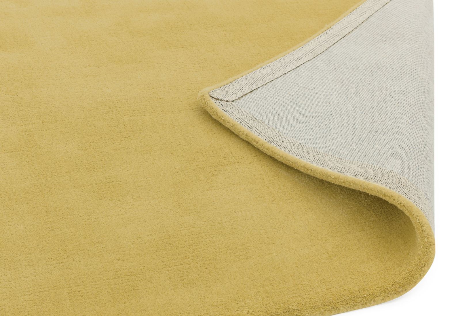 Aran Luxurious Wool & Viscose Rug - Jasmine Yellow