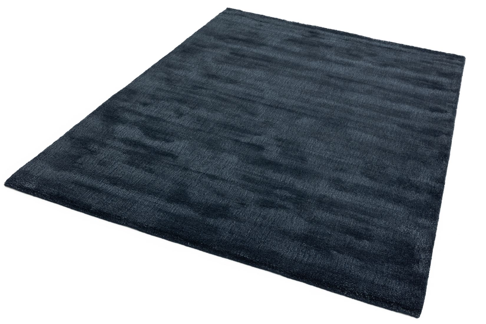 Aran Luxurious Wool & Viscose Rug - Midnight