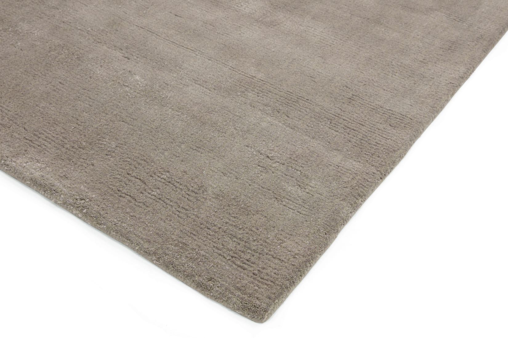 Aran Luxurious Wool & Viscose Rug - Mocha