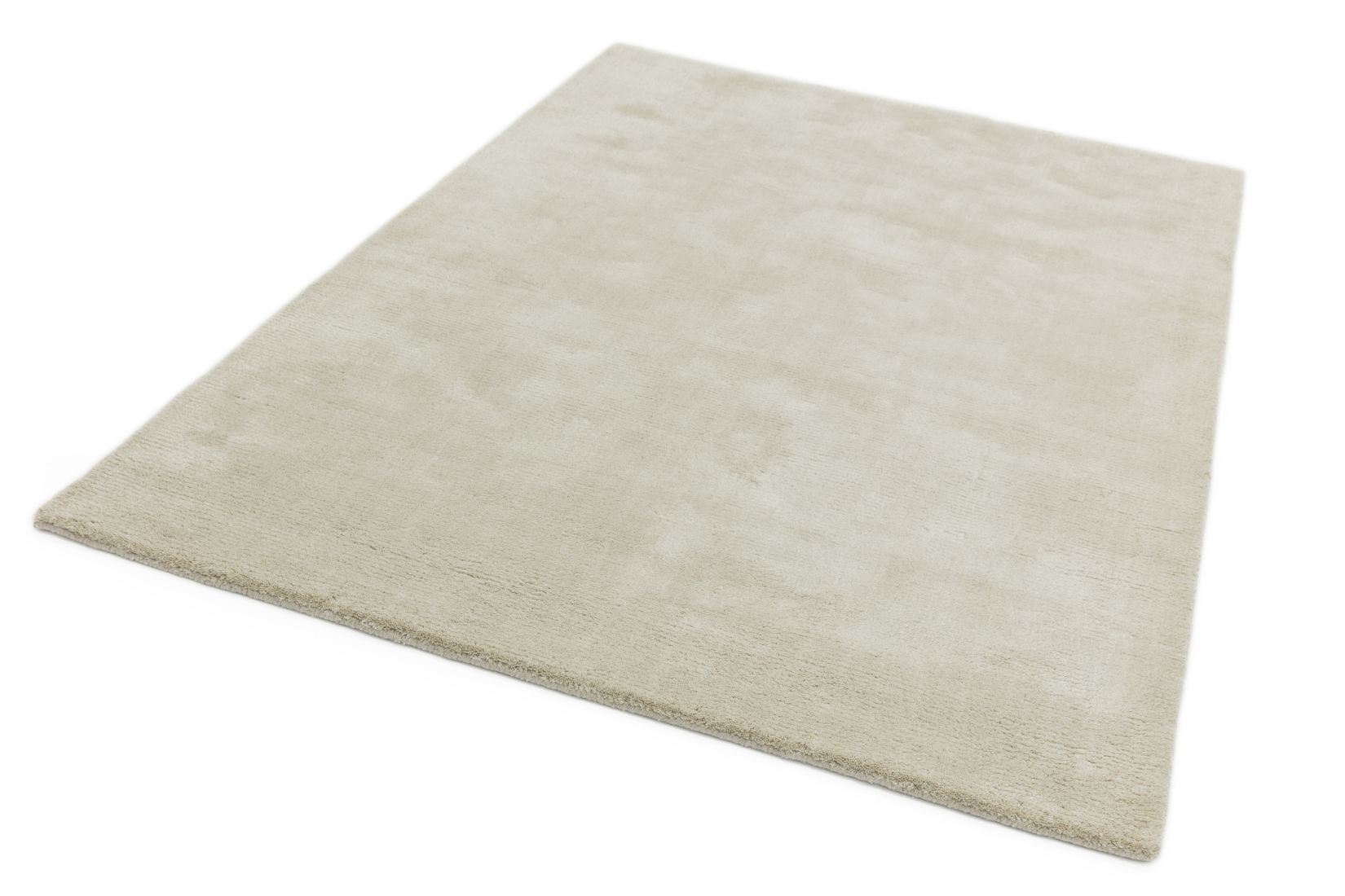 Aran Luxurious Wool & Viscose Rug - Sand