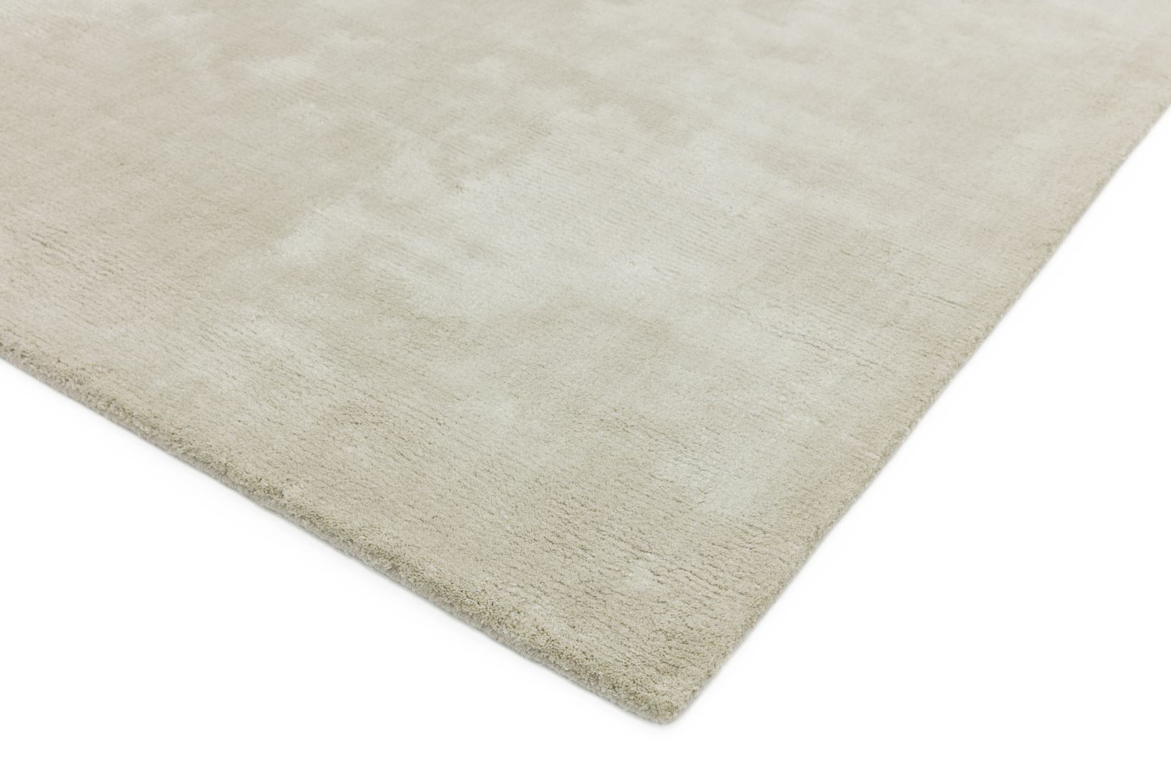 Aran Luxurious Wool & Viscose Rug - Sand