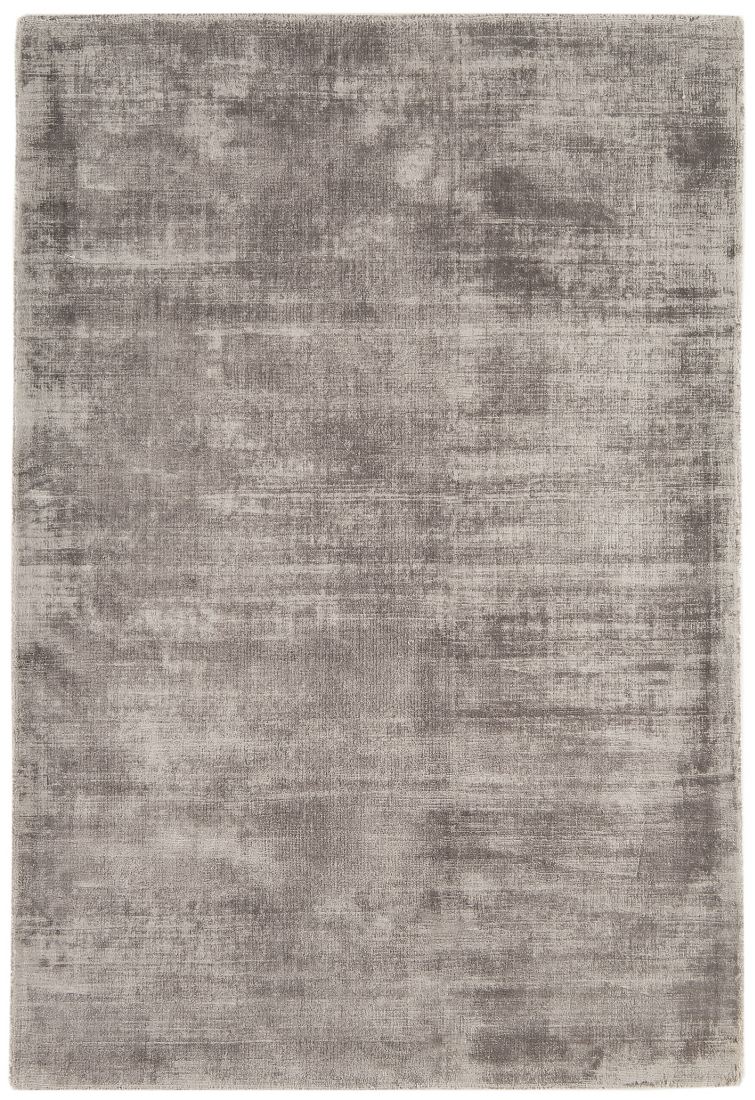 Blade Luxurious Dense Viscose Rug - Silver