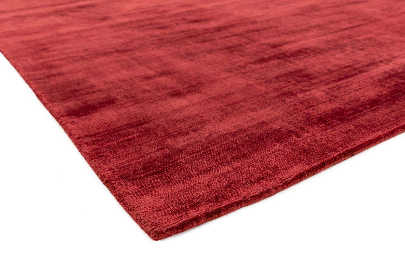 Blade Luxurious Dense Viscose Rug - Berry