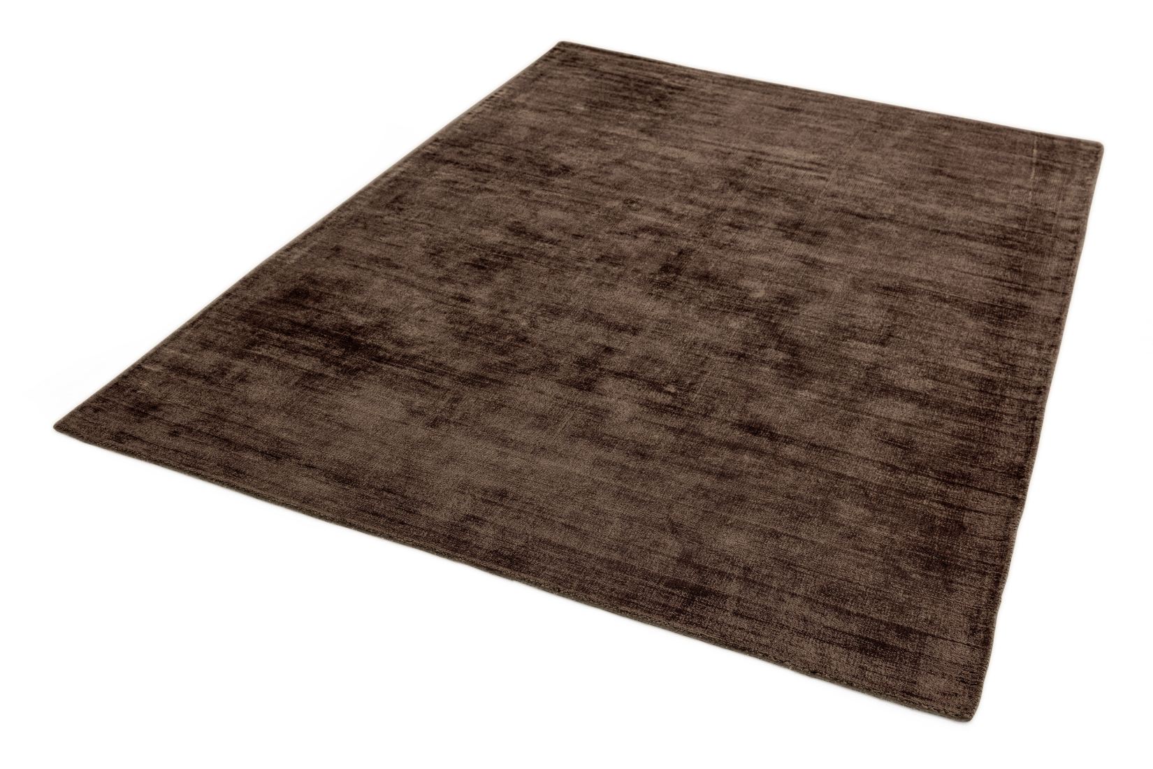 Blade Luxurious Dense Viscose Rug - Chocolate