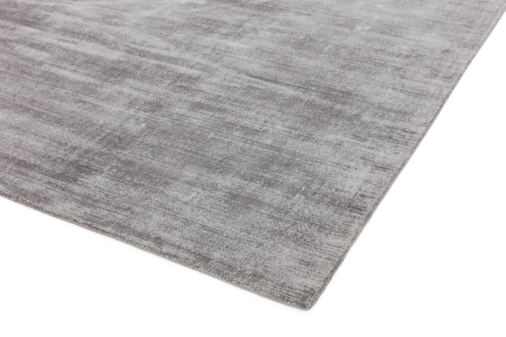 Blade Luxurious Dense Viscose Rug - Silver