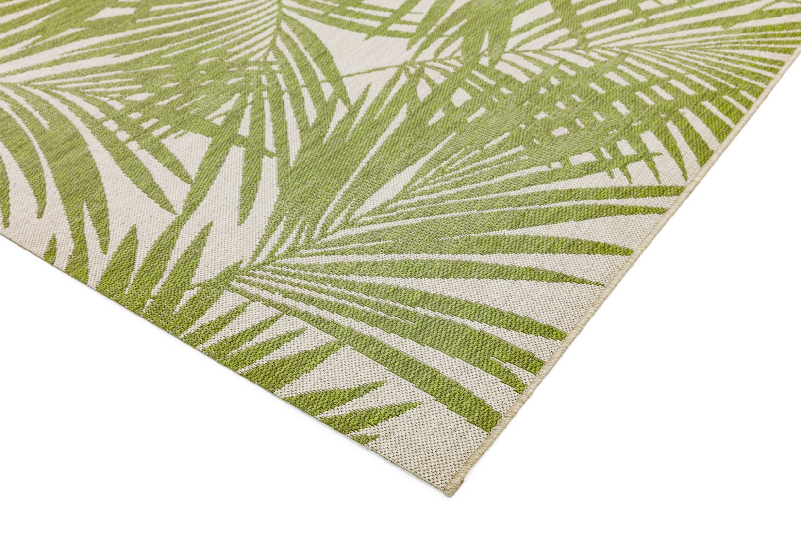 Patio Floral Runner - Green Palm PAT15