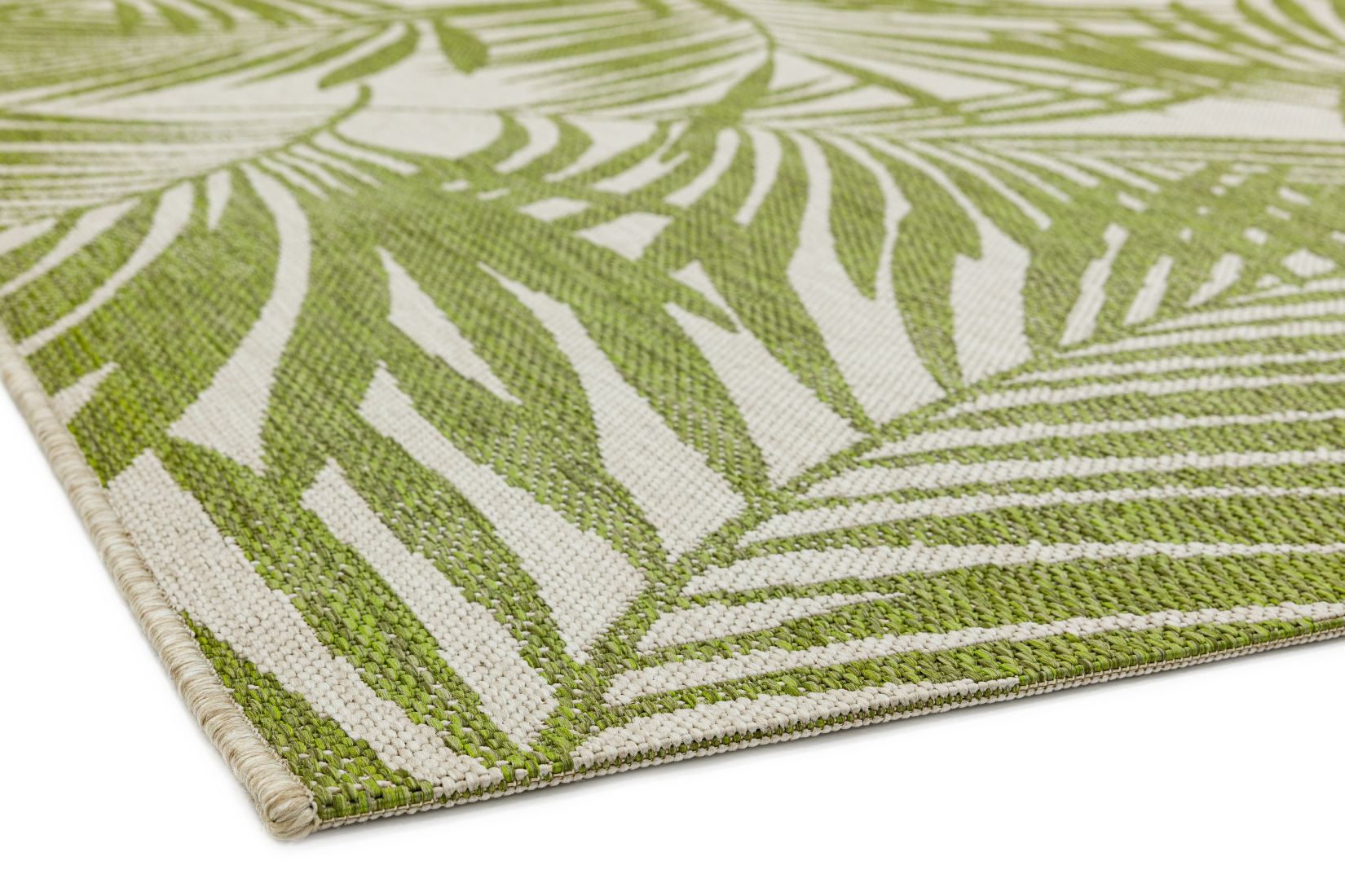 Patio Floral Rug - Green Palm PAT15