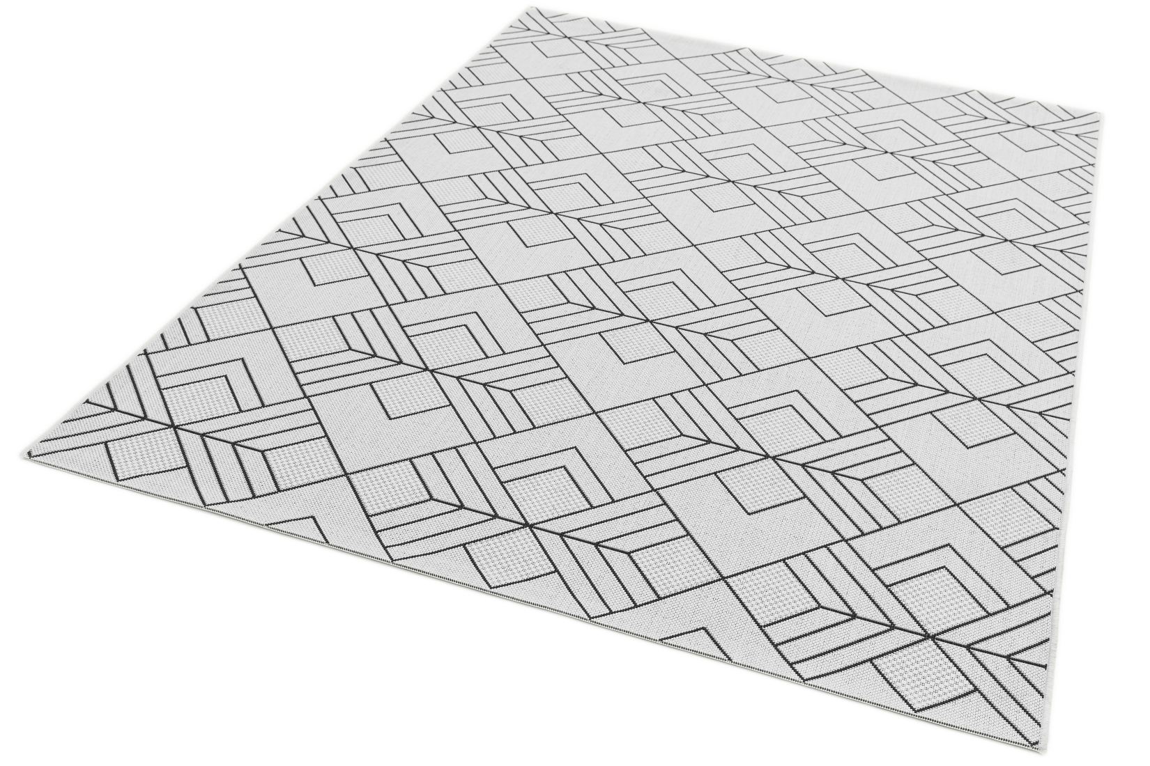 Patio Geometric Rug - Deco Ivory PAT16