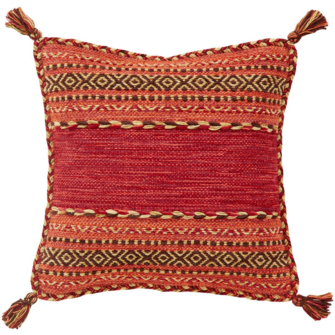 Kelim Ethnic Rug - Red