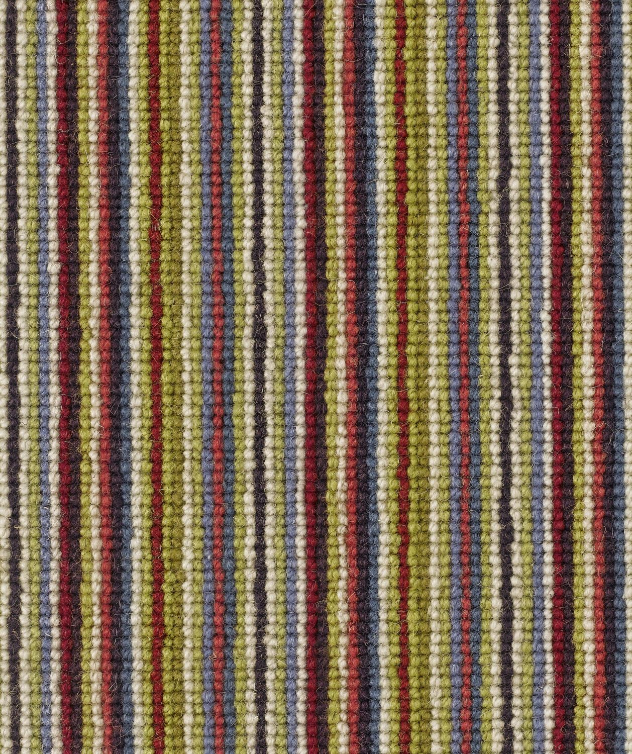 Mississippi Wool Loop Stripes Carpet - Pastels 113