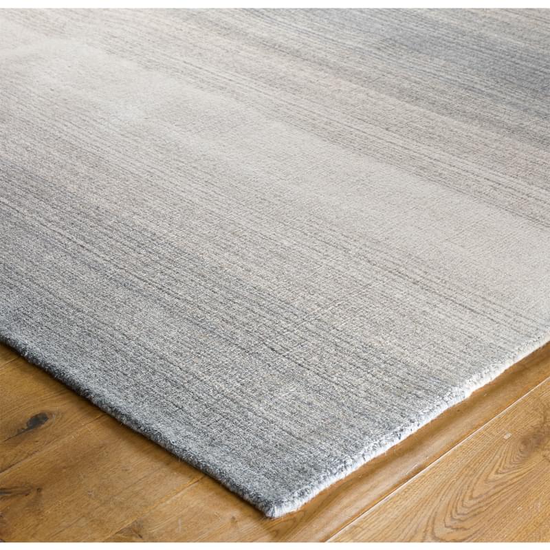 Alberolo Wool Striped Rug - Grey